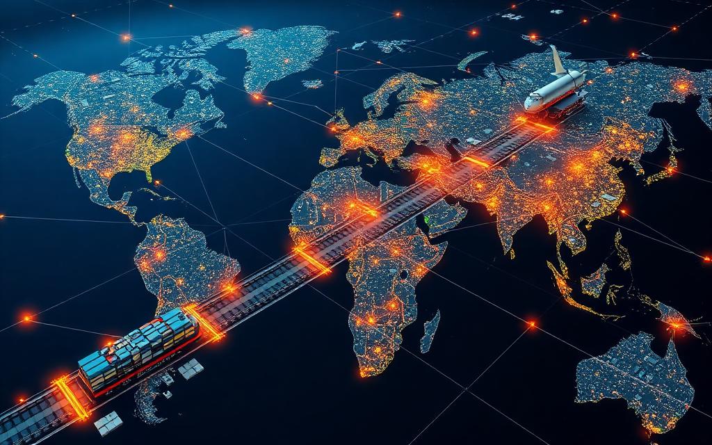 Réseau de transport multimodal intégré connecté par l'intelligence satellitaire